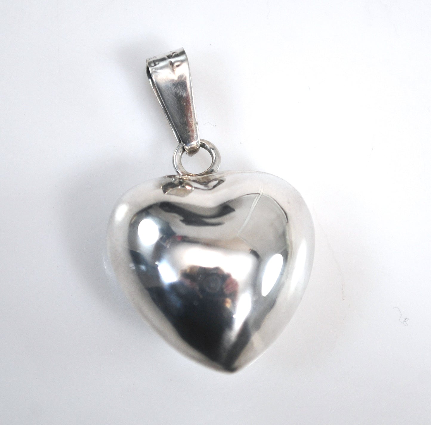 Taxco Sterling Silver Harmony Chimes Heart Pendant