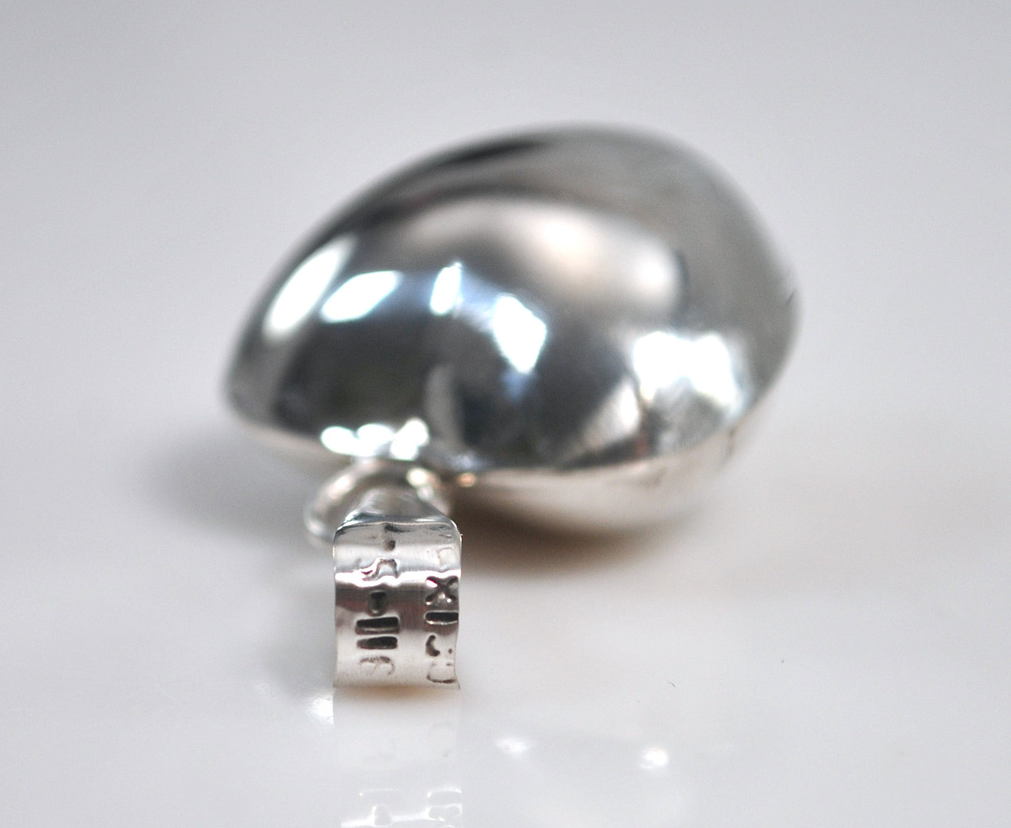 Taxco Sterling Silver Harmony Chimes Heart Pendant