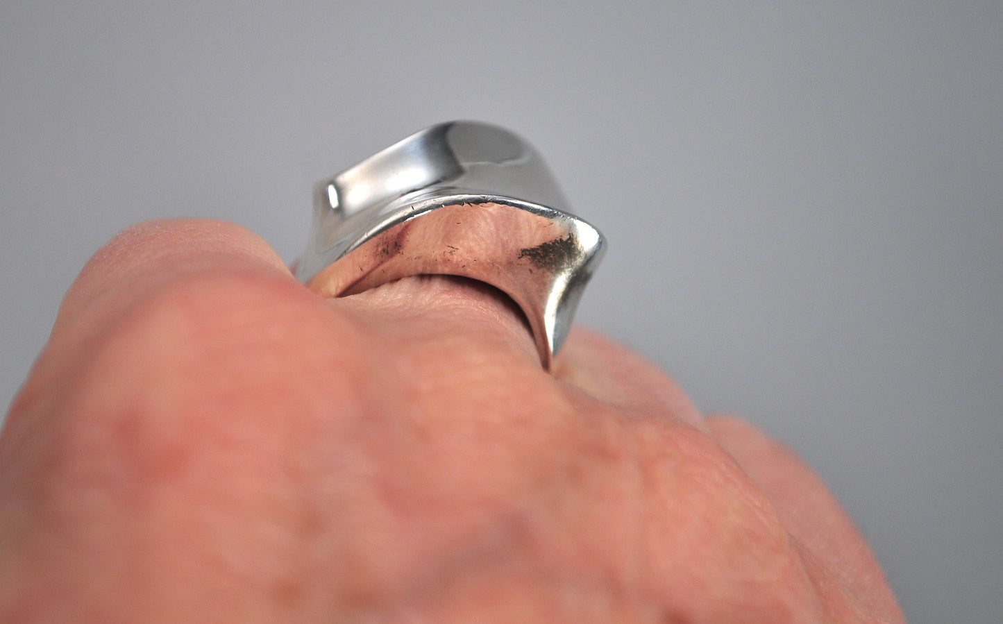 AVM Taxco Sterling Silver Modernist Ring