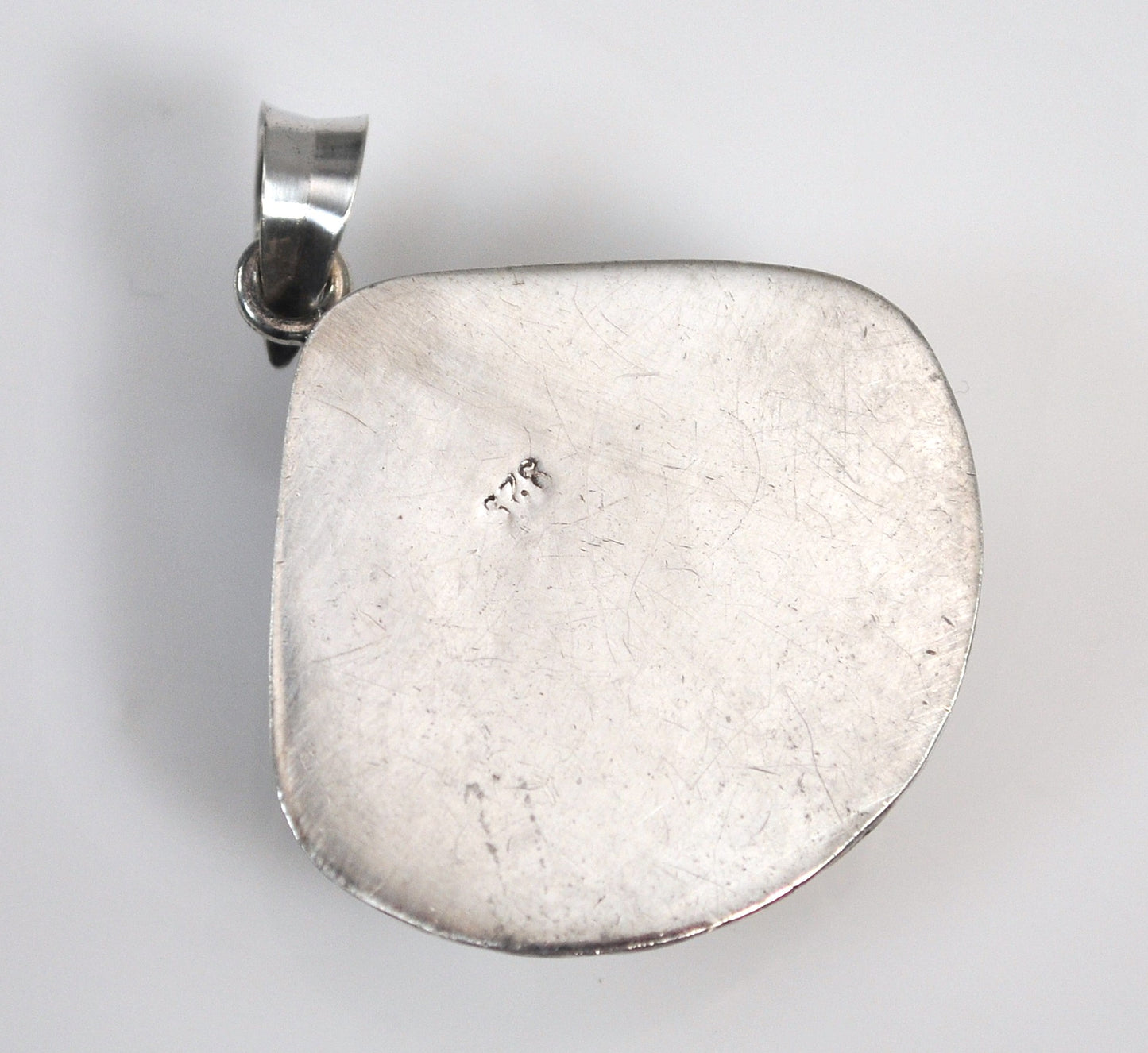 Puffed Sterling Silver Seashell Pendant