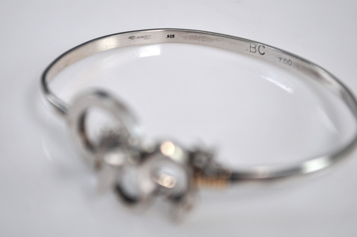 St. Croix Sterling Silver 14K Gold Island Hook Bracelet