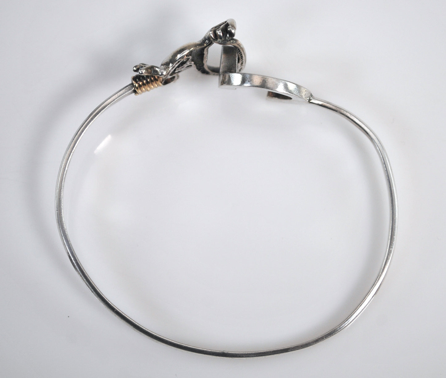 St. Croix Sterling Silver 14K Gold Island Hook Bracelet