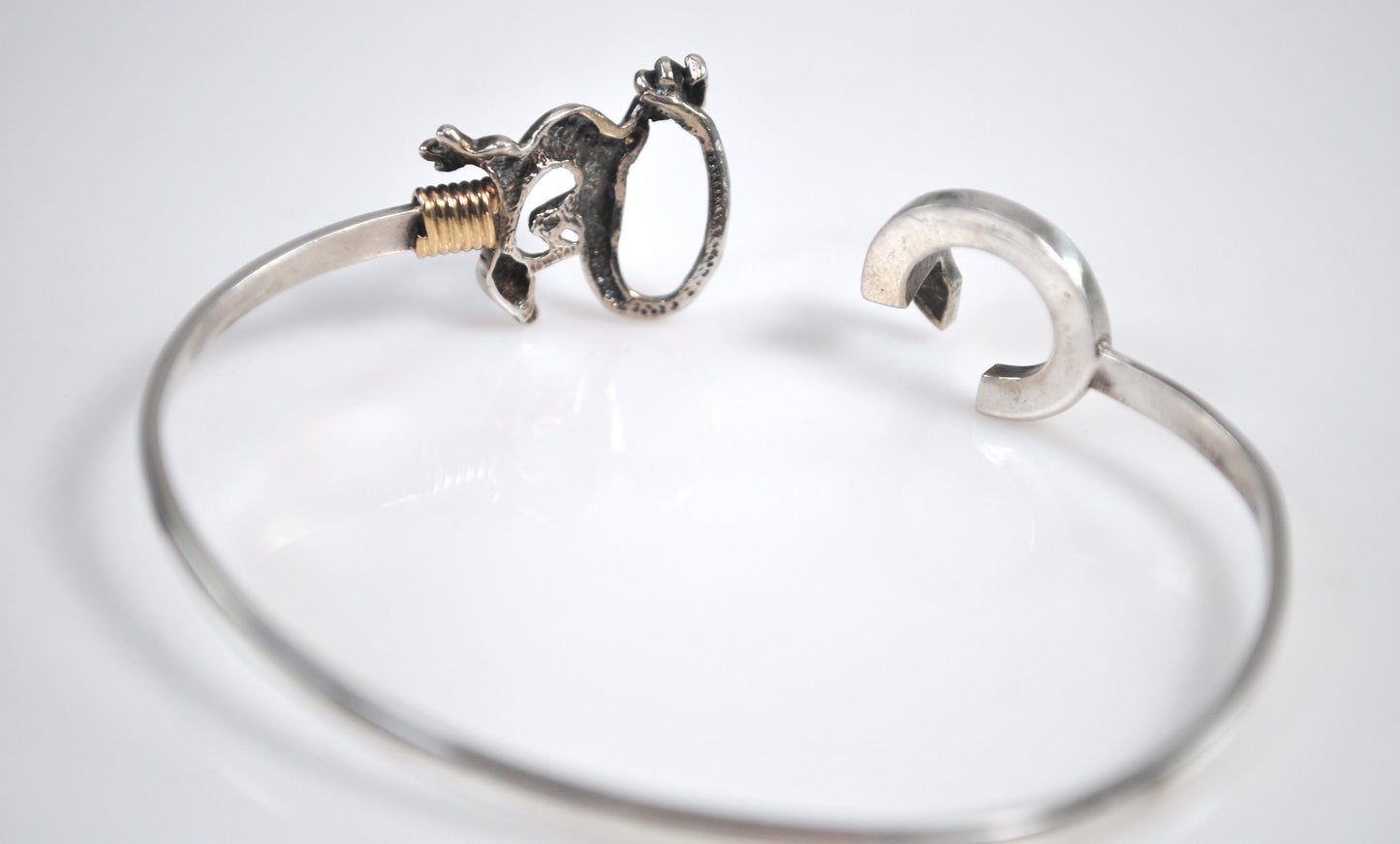 St. Croix Sterling Silver 14K Gold Island Hook Bracelet