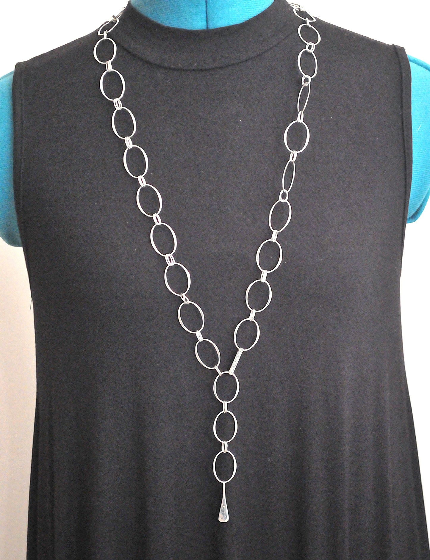 RLM Studio Hammered Link Sterling Silver Necklace