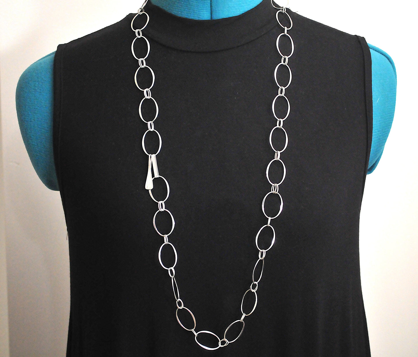 RLM Studio Hammered Link Sterling Silver Necklace