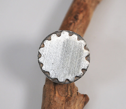 Artisan Sterling Silver Chunky Ring
