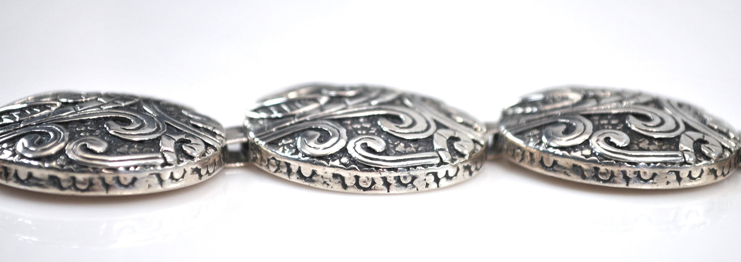 Silpada Sterling Silver Ancient Scroll Bracelet