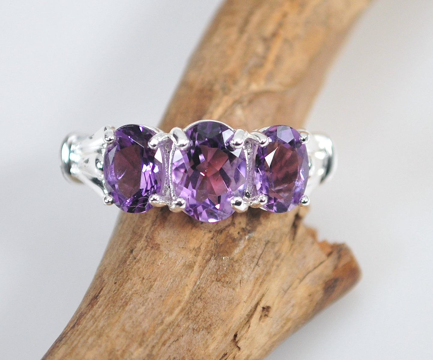 Ross Simons Sterling Silver Amethyst Ring