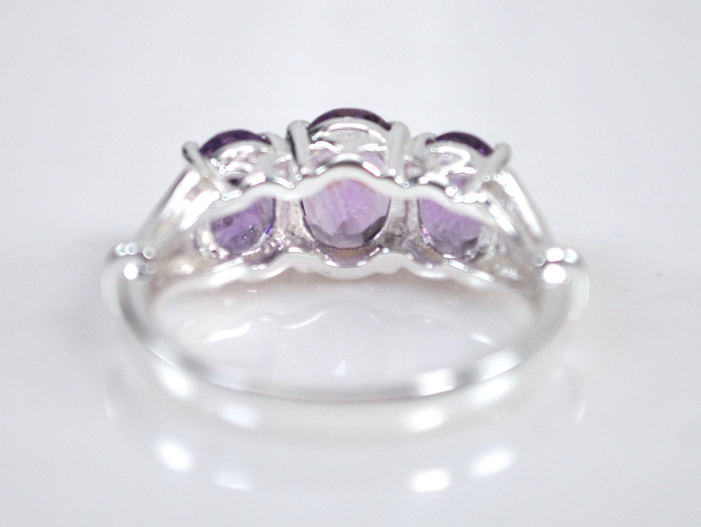 Ross Simons Sterling Silver Amethyst Ring