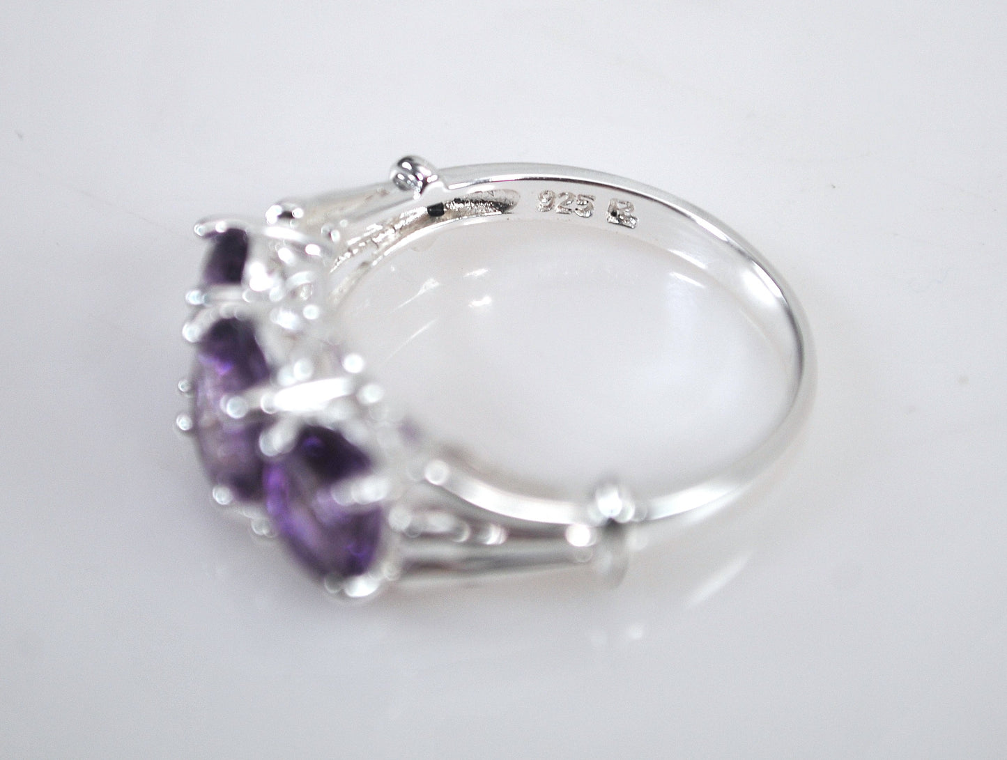 Ross Simons Sterling Silver Amethyst Ring