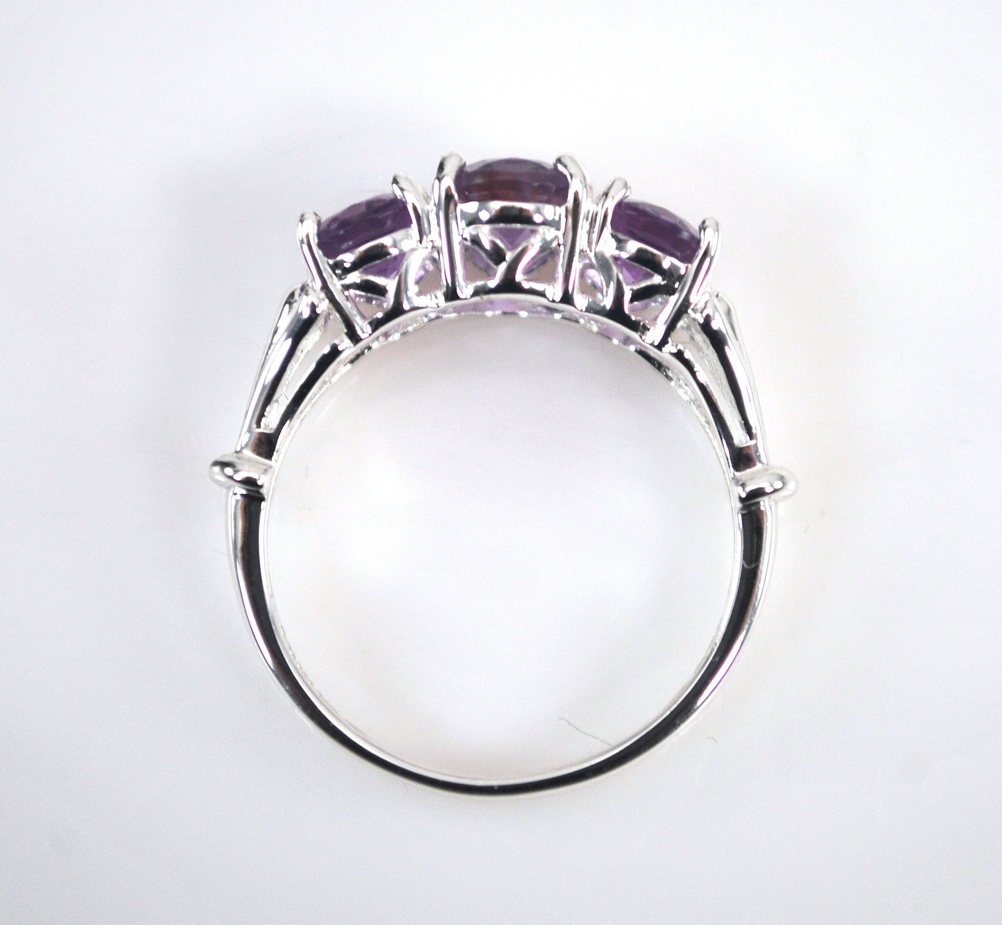 Ross Simons Sterling Silver Amethyst Ring
