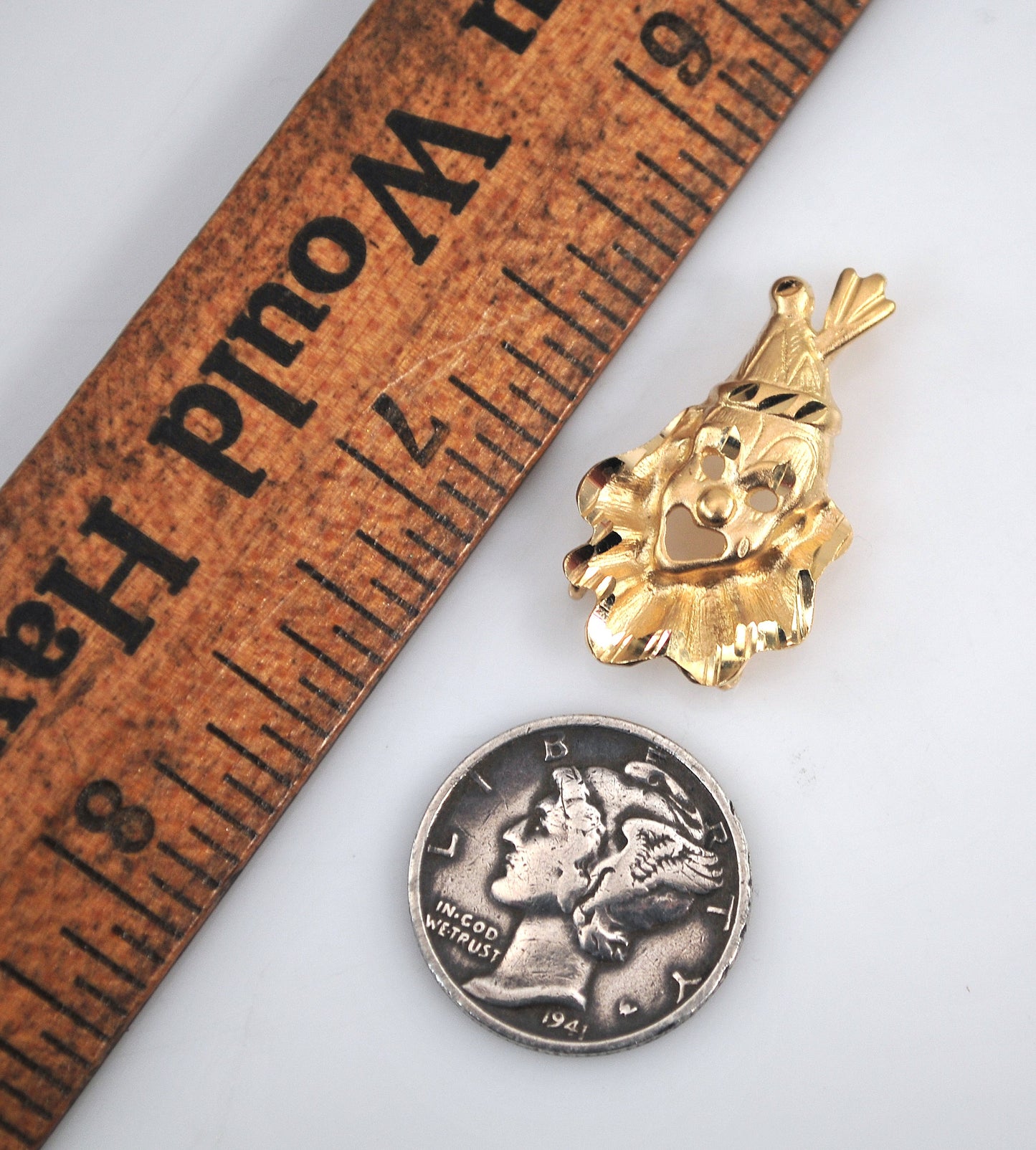 Michael Anthony 14K Gold Clown Charm Pendant