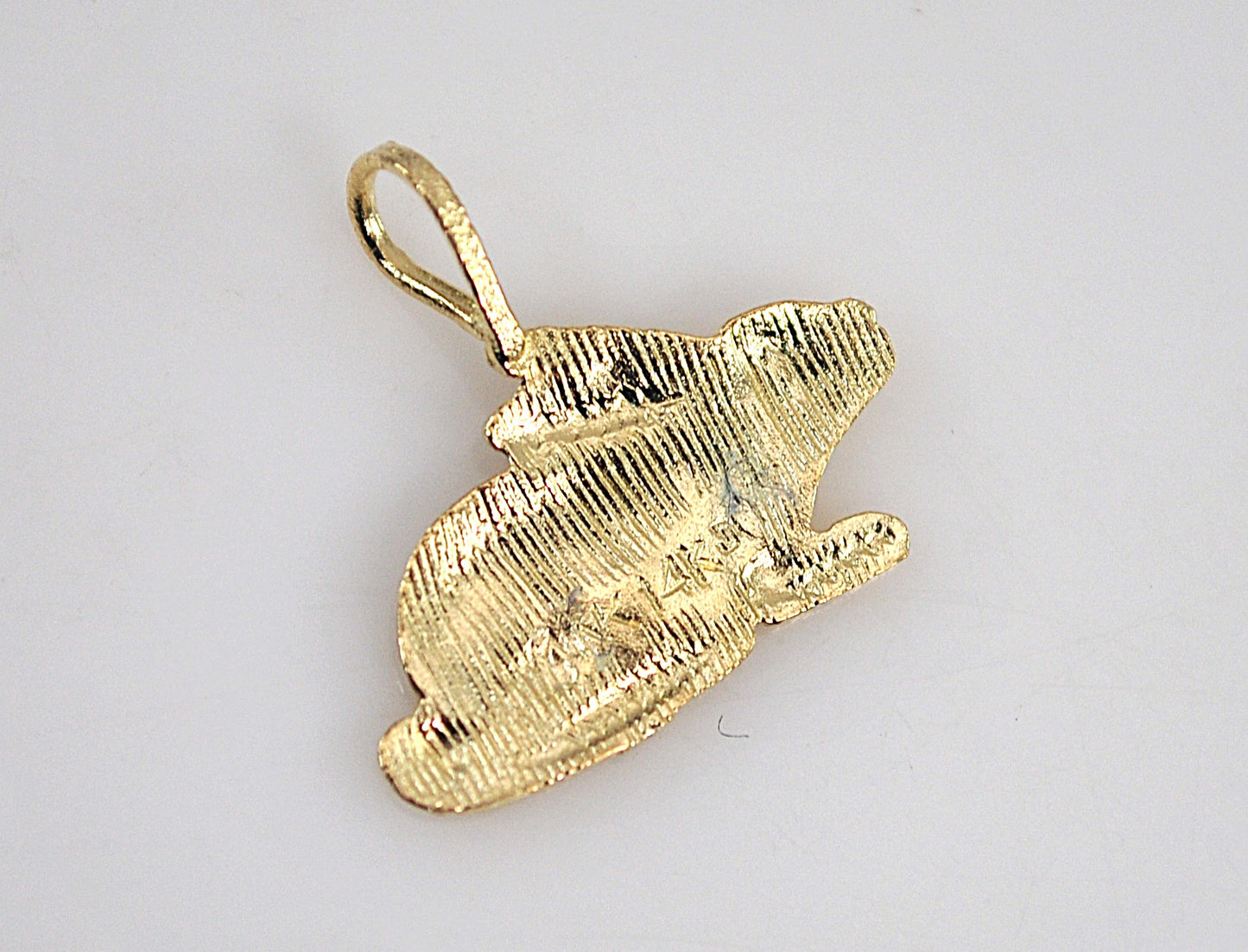 TINY 14K Gold Rabbit Charm Pendant