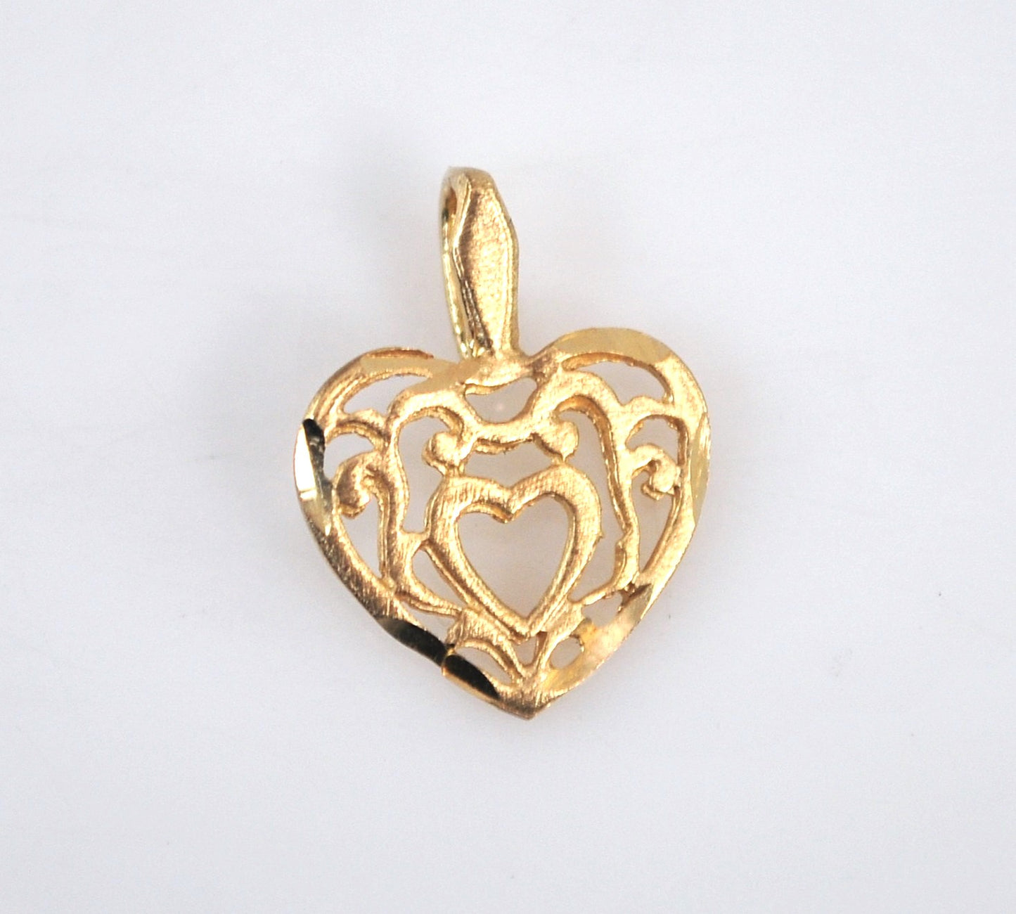 TINY Michael Anthony 14K Gold Heart Pendant