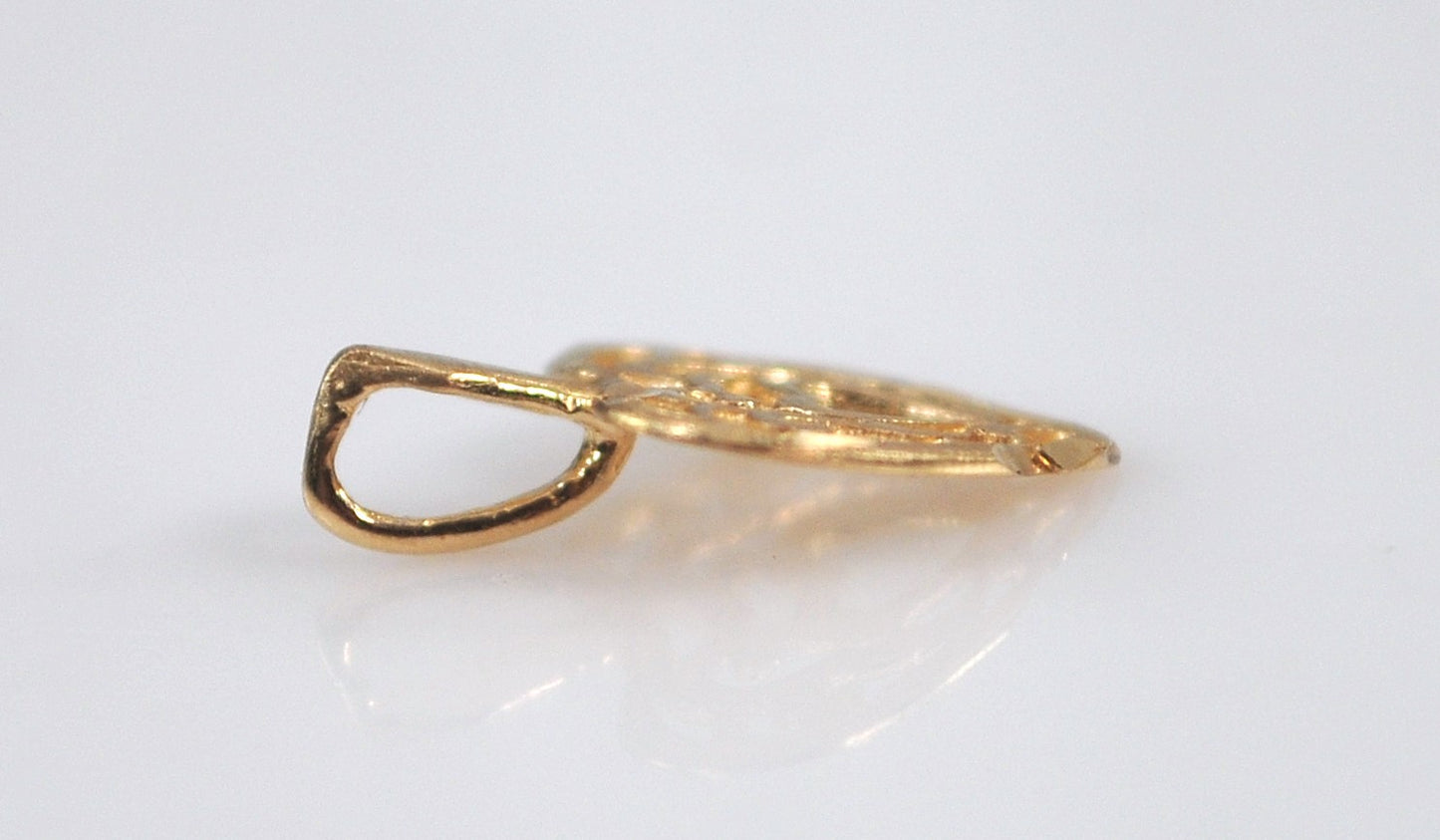 TINY Michael Anthony 14K Gold Heart Pendant