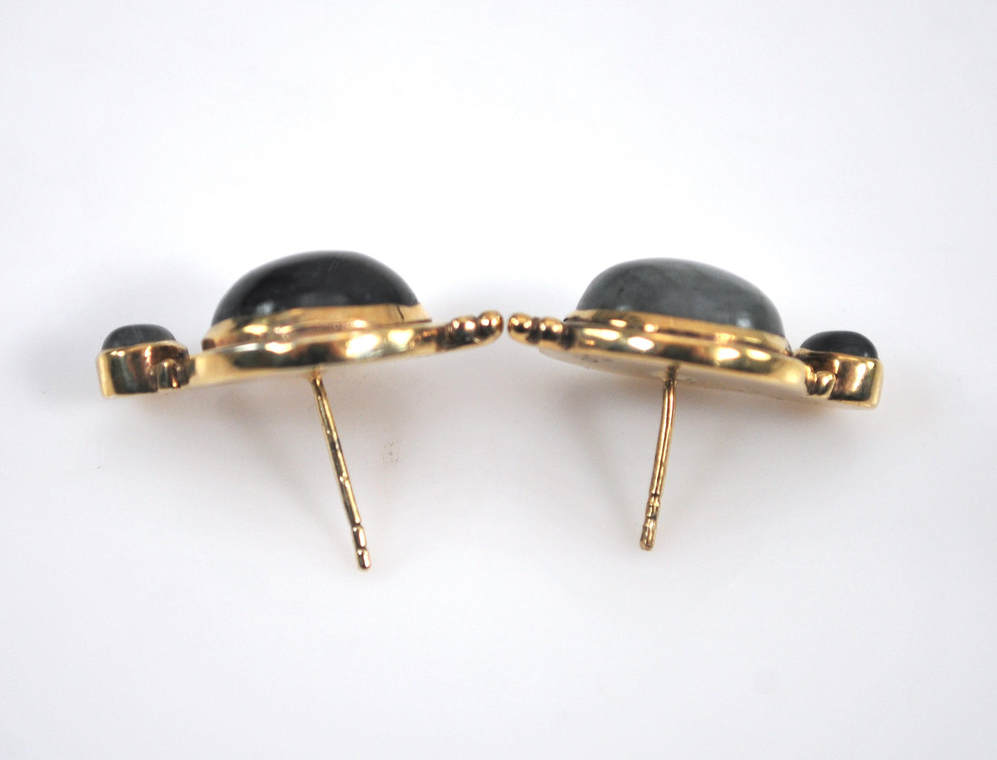 Julie Voss GOLD TONE Labradorite Earrings