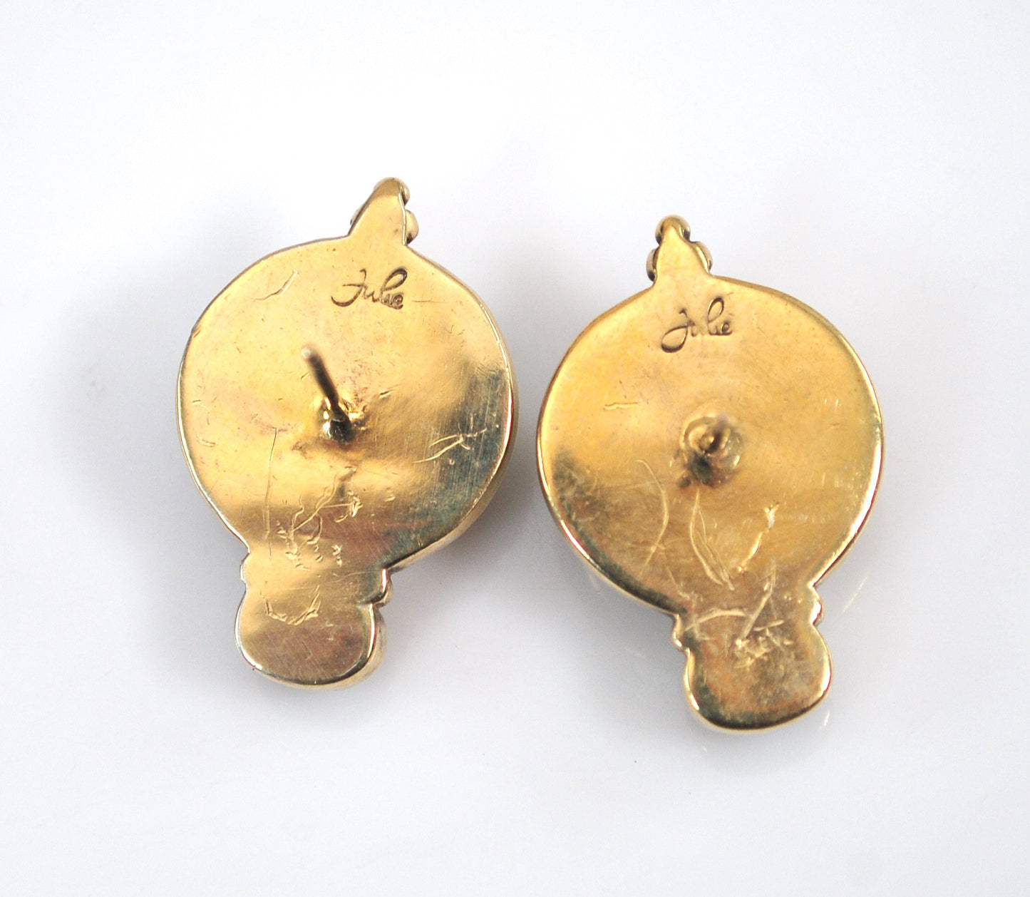 Julie Voss GOLD TONE Labradorite Earrings