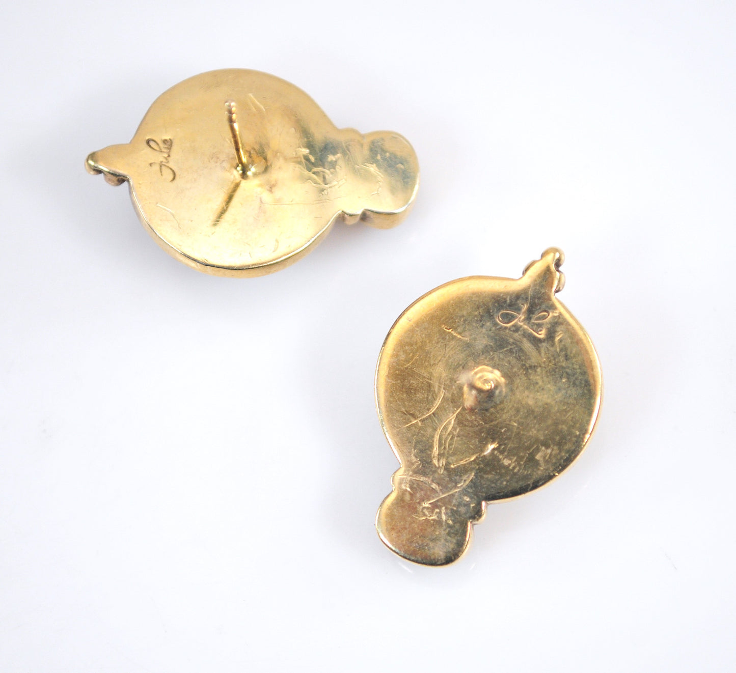 Julie Voss GOLD TONE Labradorite Earrings