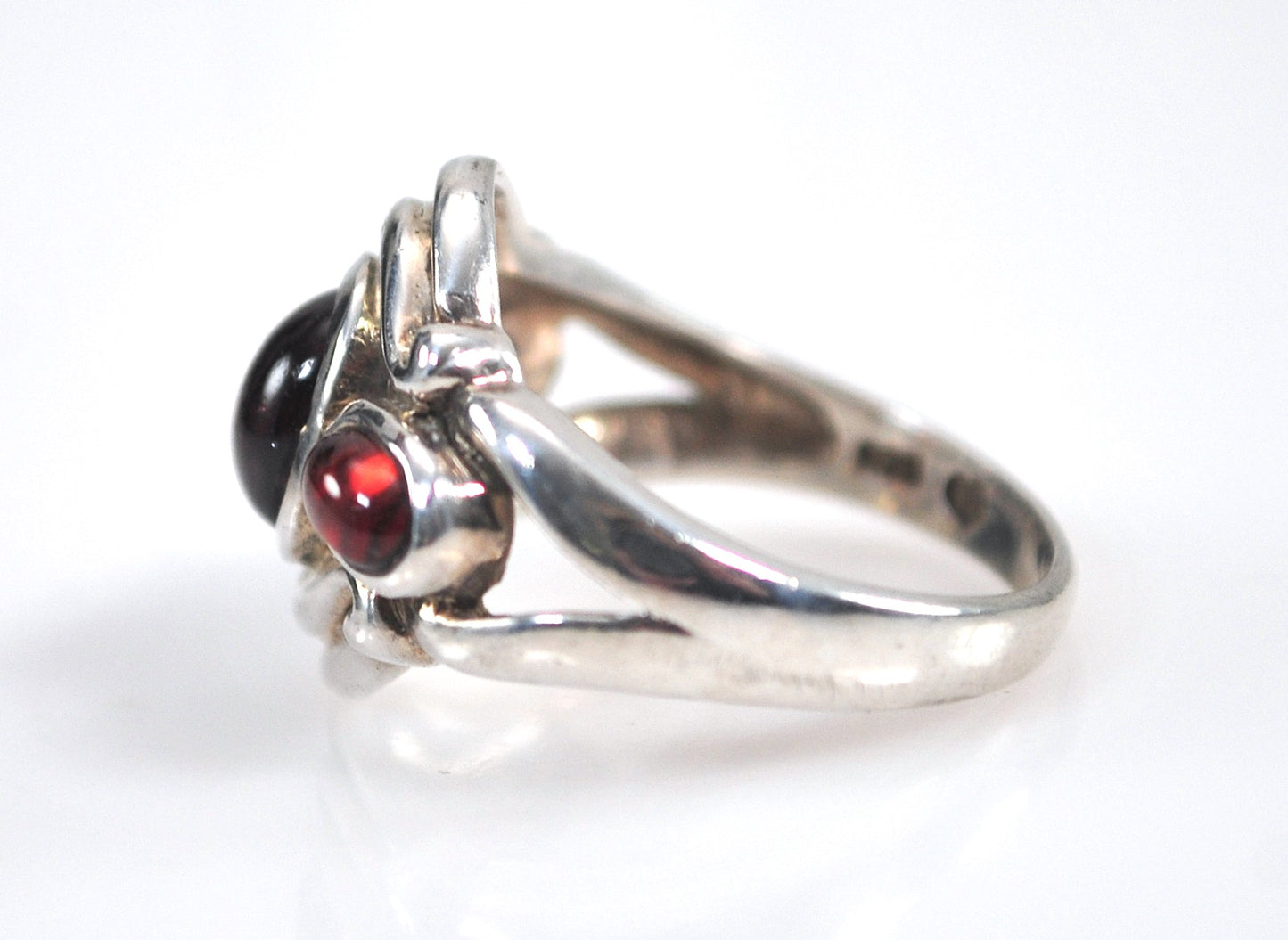 Pranda Sterling Silver Amber Ring