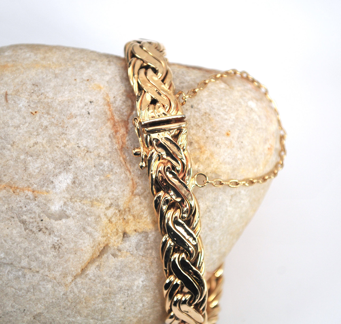 AS IS - Estate Tiffany & Co 14K Gold Weave Bracelet