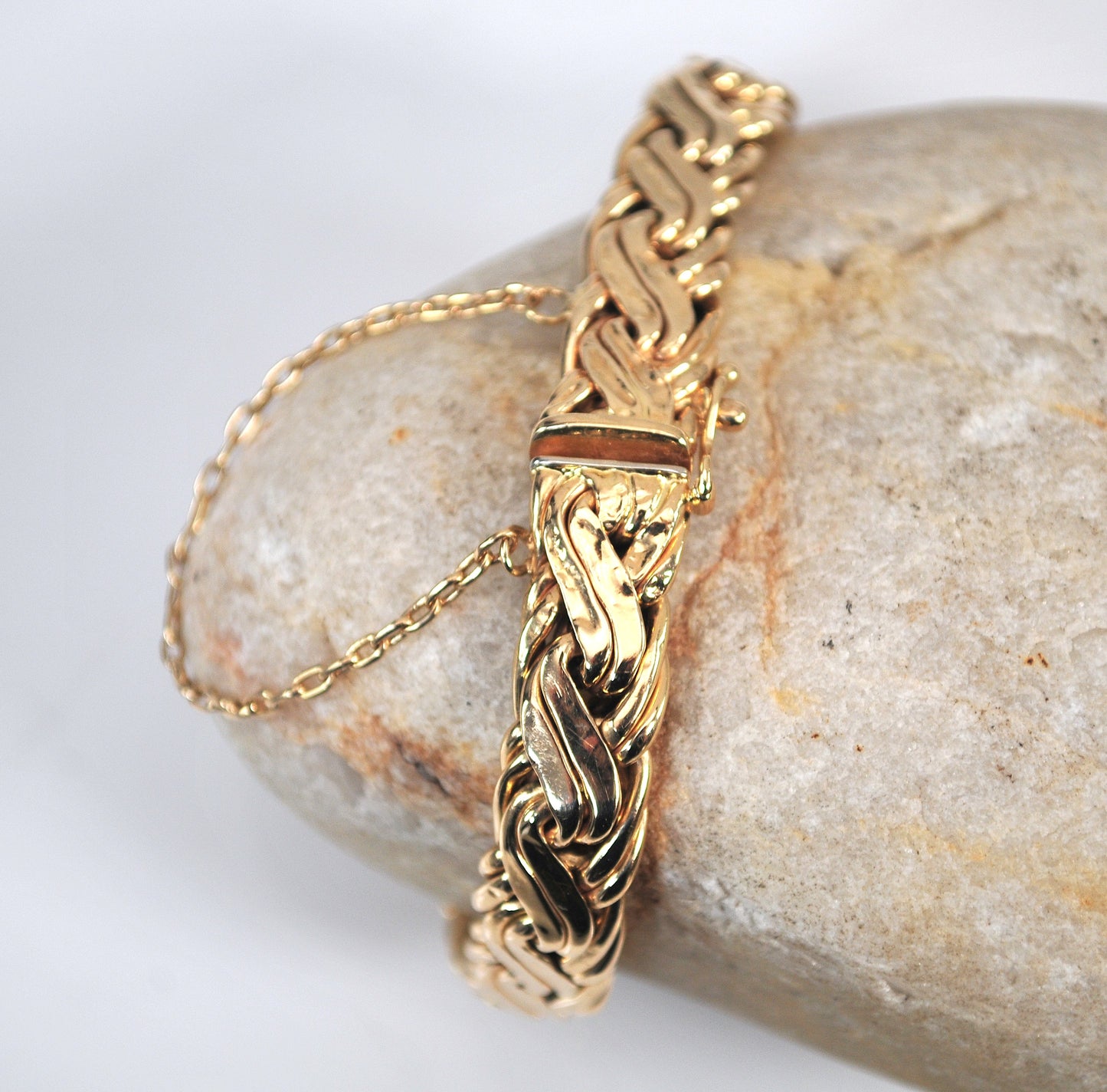 AS IS - Estate Tiffany & Co 14K Gold Weave Bracelet