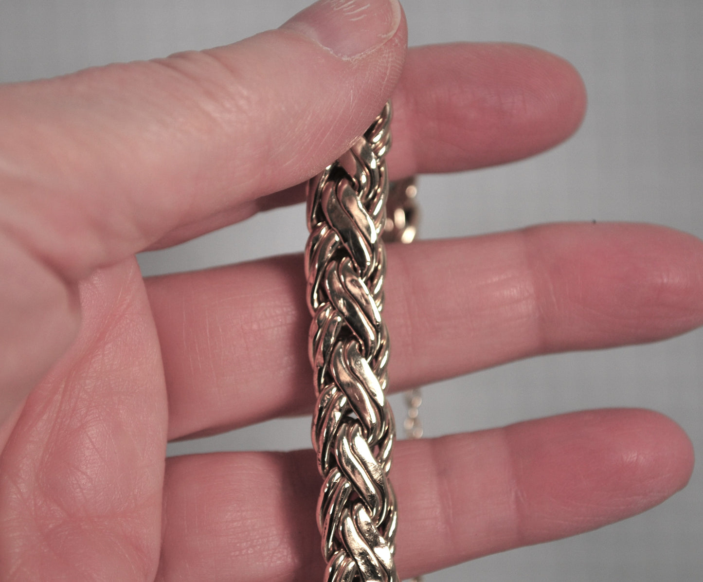 AS IS - Estate Tiffany & Co 14K Gold Weave Bracelet