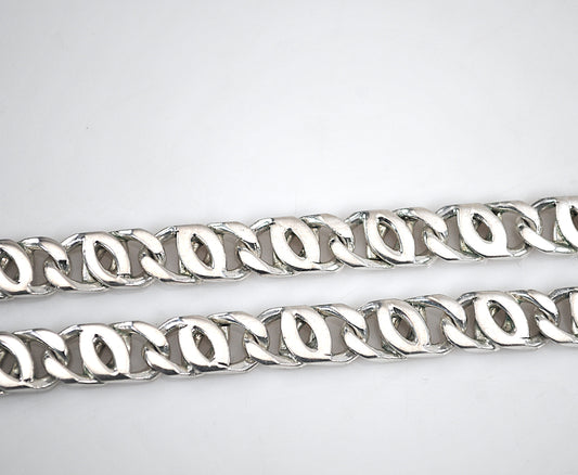 Heavy Taxco 925 Sterling Silver Chain Necklace