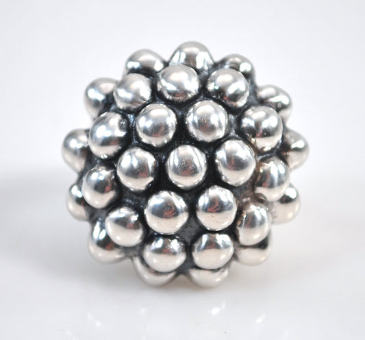 LARGE Signed Sterling Silver Chunky Ring