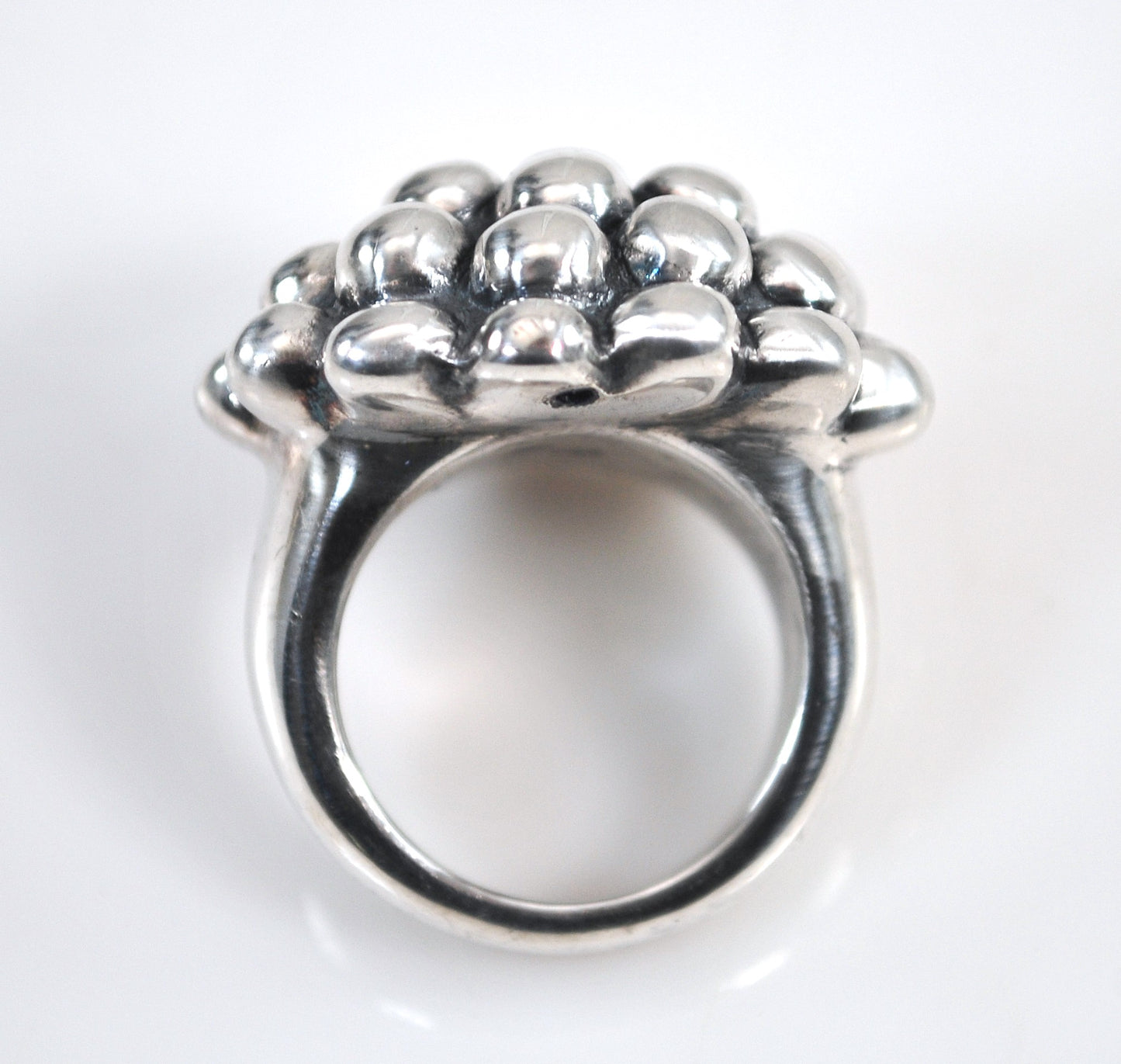 LARGE Signed Sterling Silver Chunky Ring
