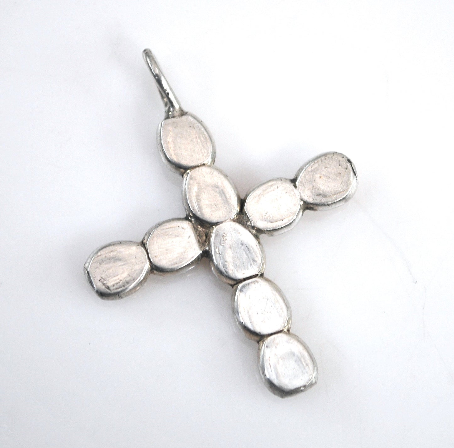 Handmade Sterling Silver Southwestern Cross Pendant