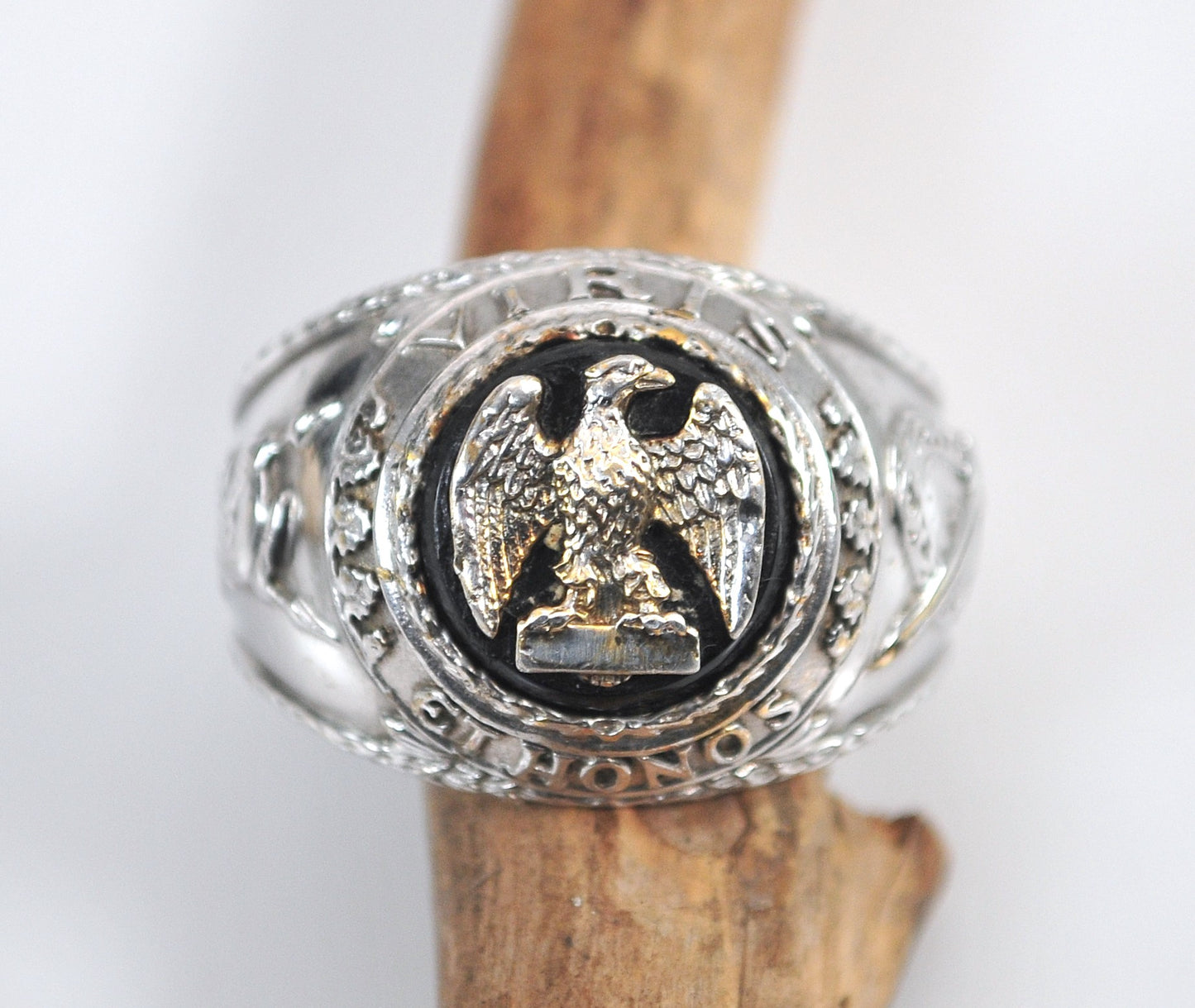 Franklin Mint Sterling Silver Eagle Ring