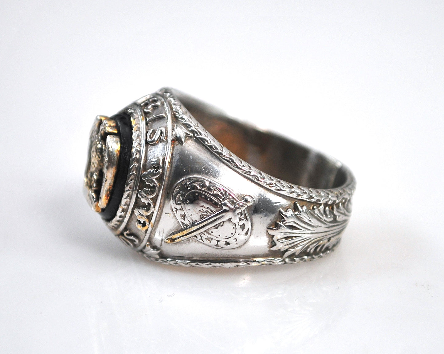 Franklin Mint Sterling Silver Eagle Ring