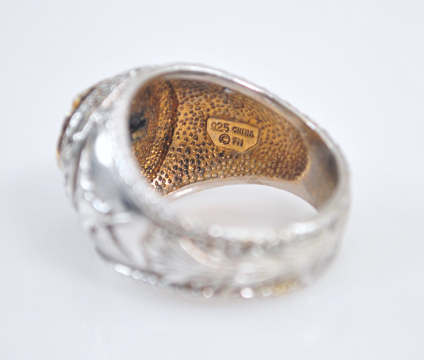 Franklin Mint Sterling Silver Eagle Ring