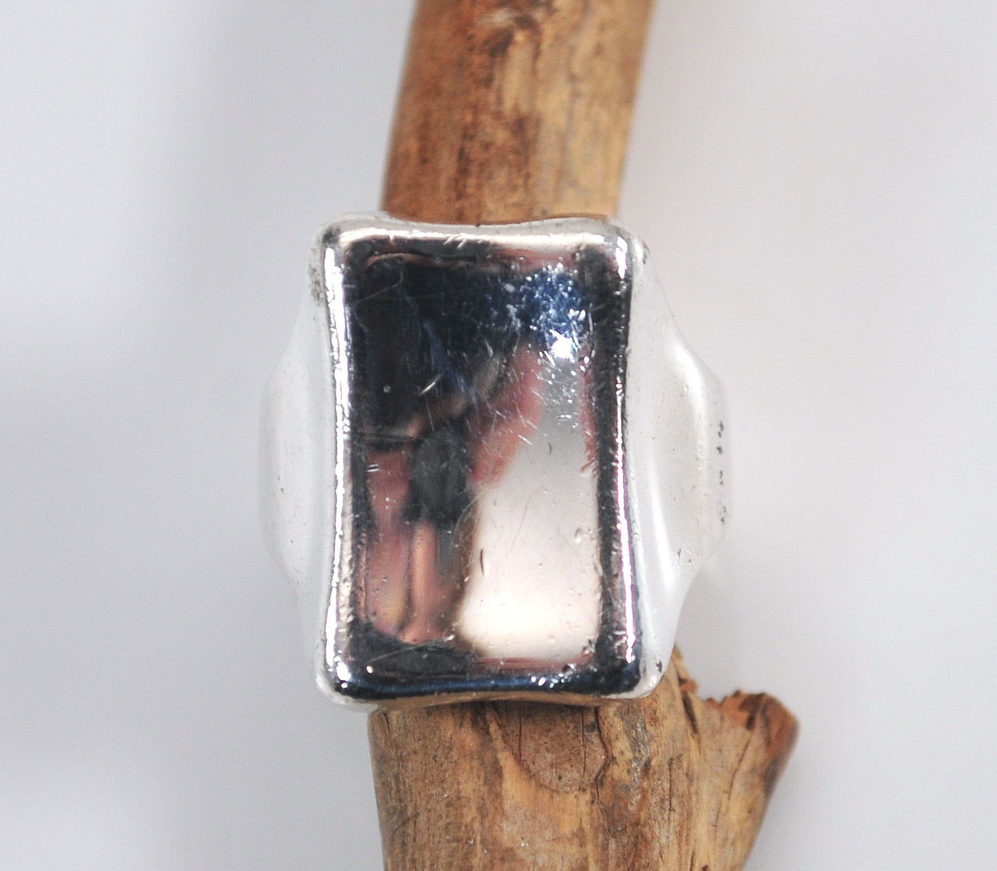 RLM Studio Sterling Silver Modernist Rectangle Ring