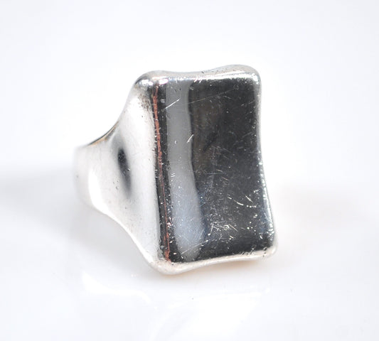 RLM Studio Sterling Silver Modernist Rectangle Ring