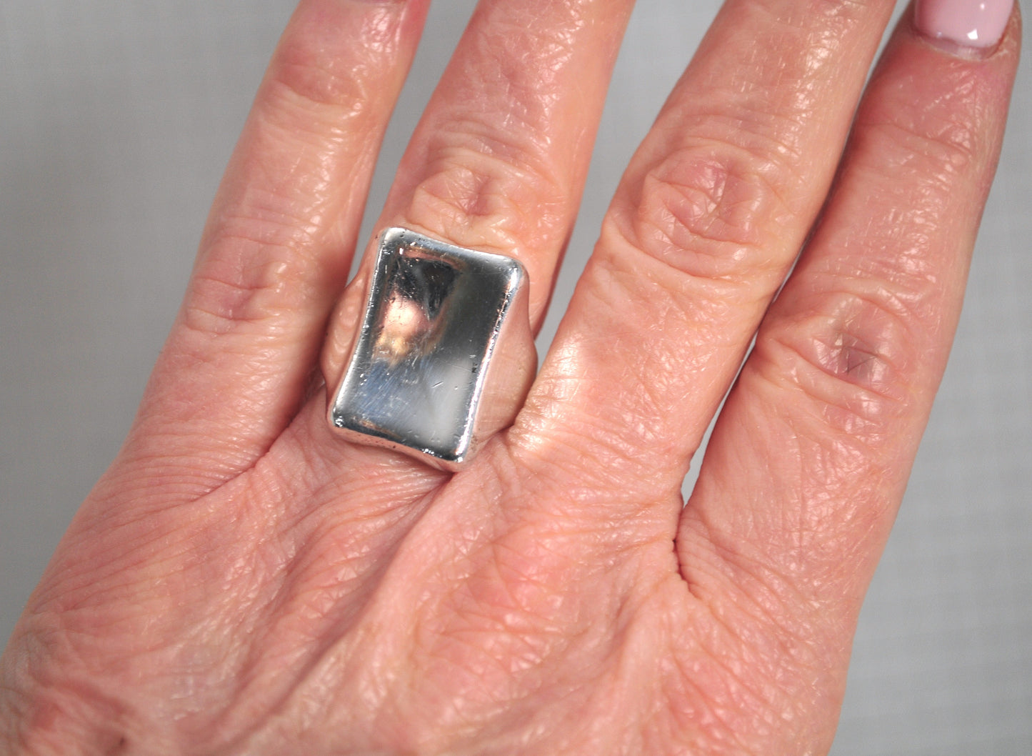 RLM Studio Sterling Silver Modernist Rectangle Ring