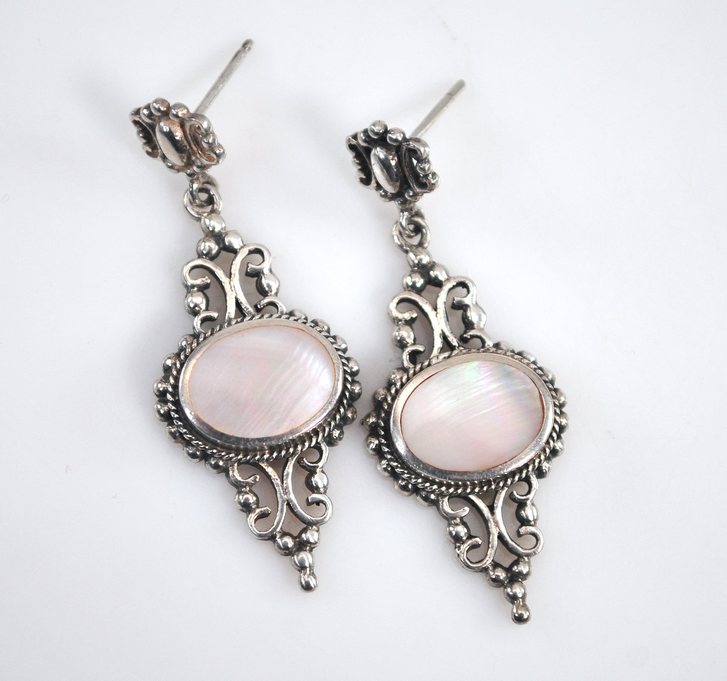 Boma Sterling Silver Mother of Pearl Earrings
