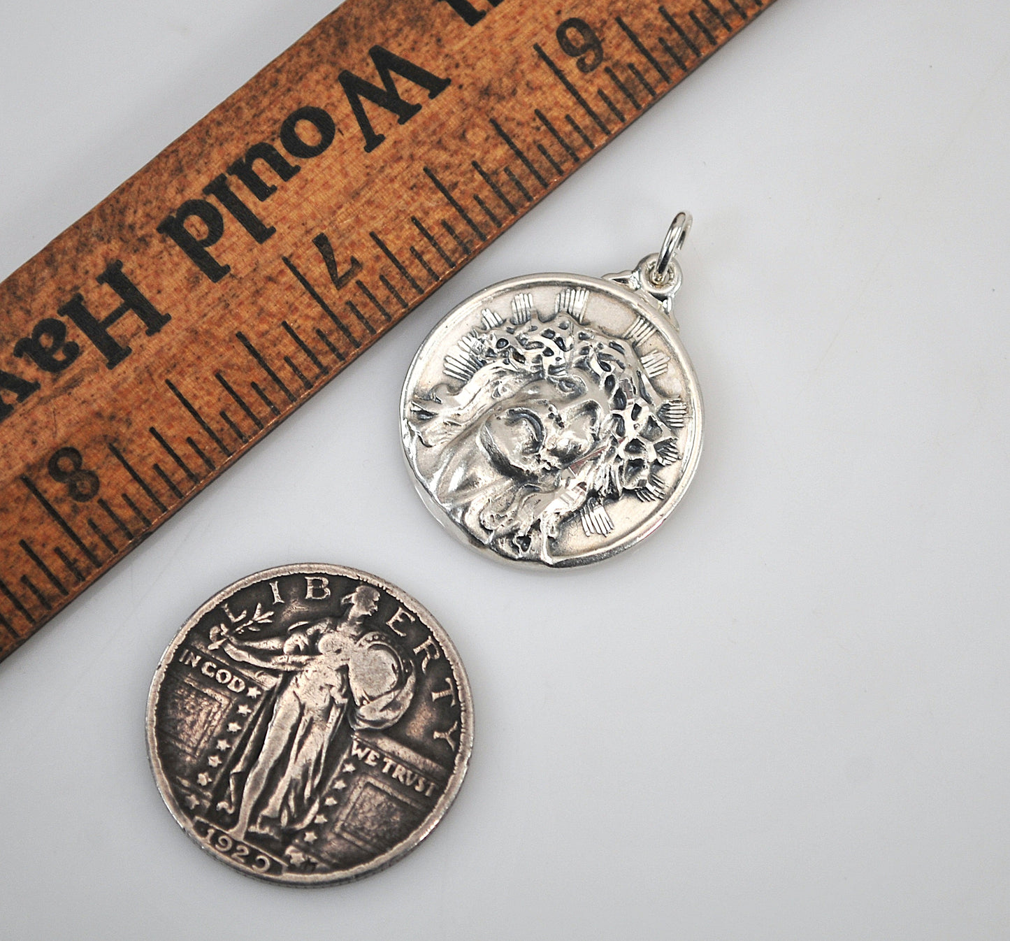 Creed Jesus Crown of Thorns Sterling Silver Pendant