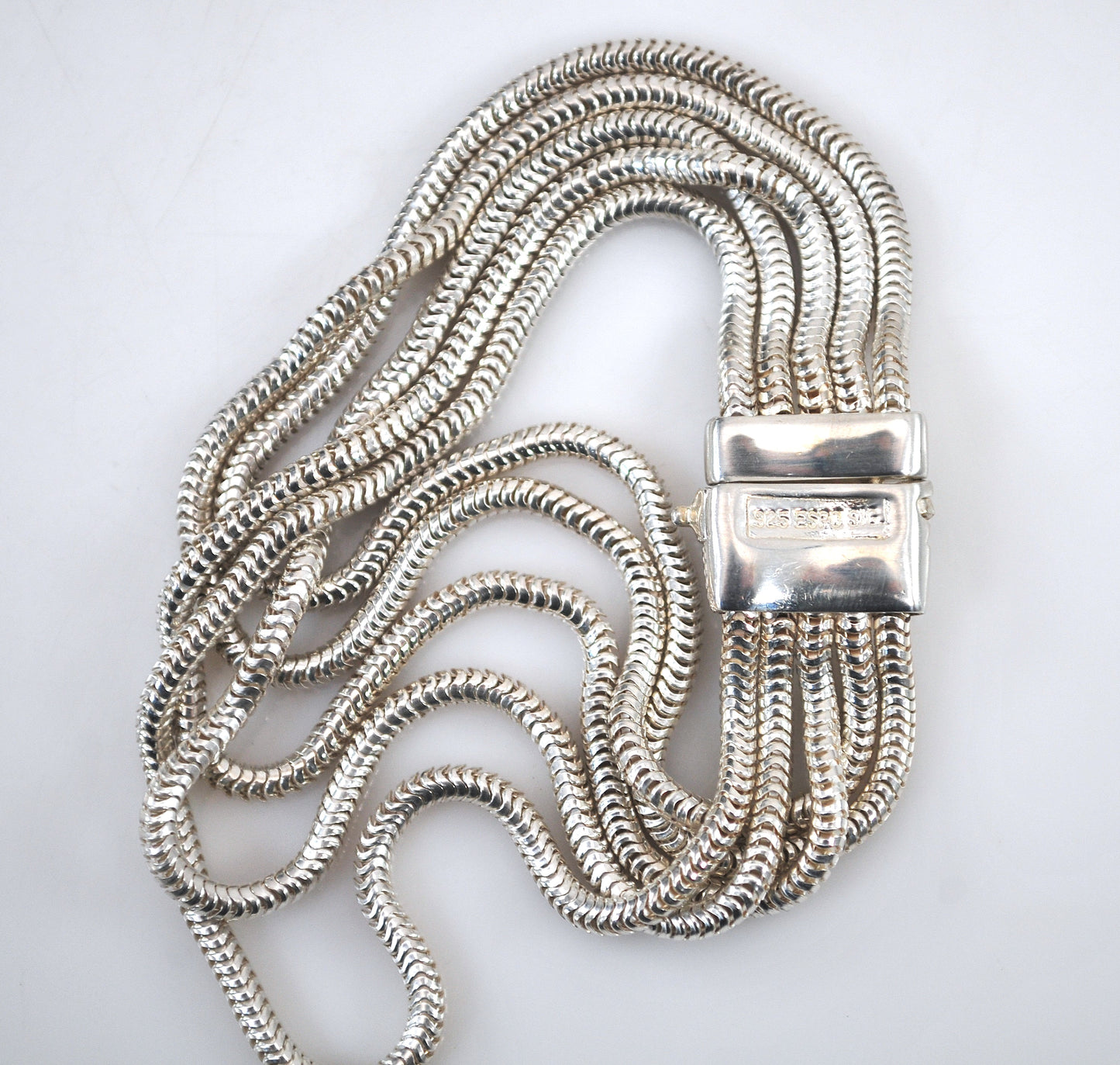 Espo Sterling Silver Multi Strand Bracelet