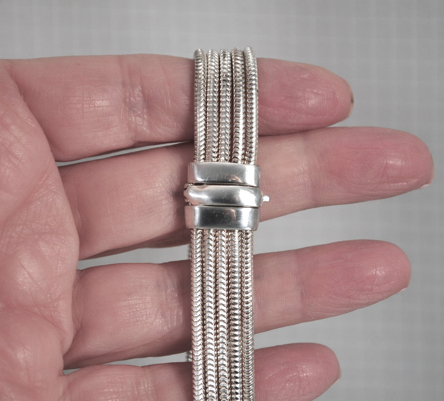 Espo Sterling Silver Multi Strand Bracelet