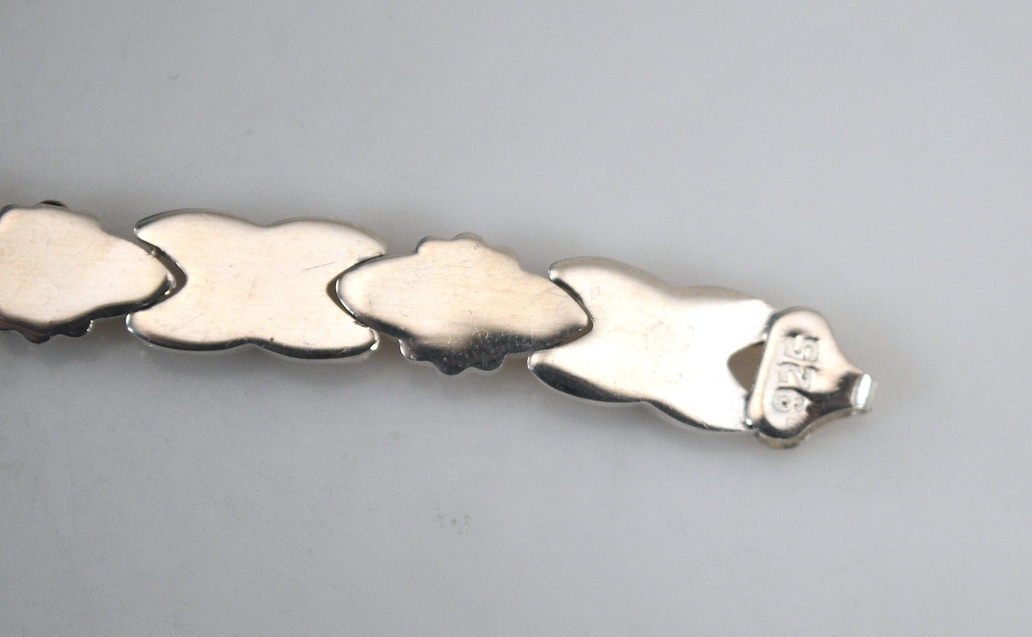Sterling Silver X O Link Bracelet