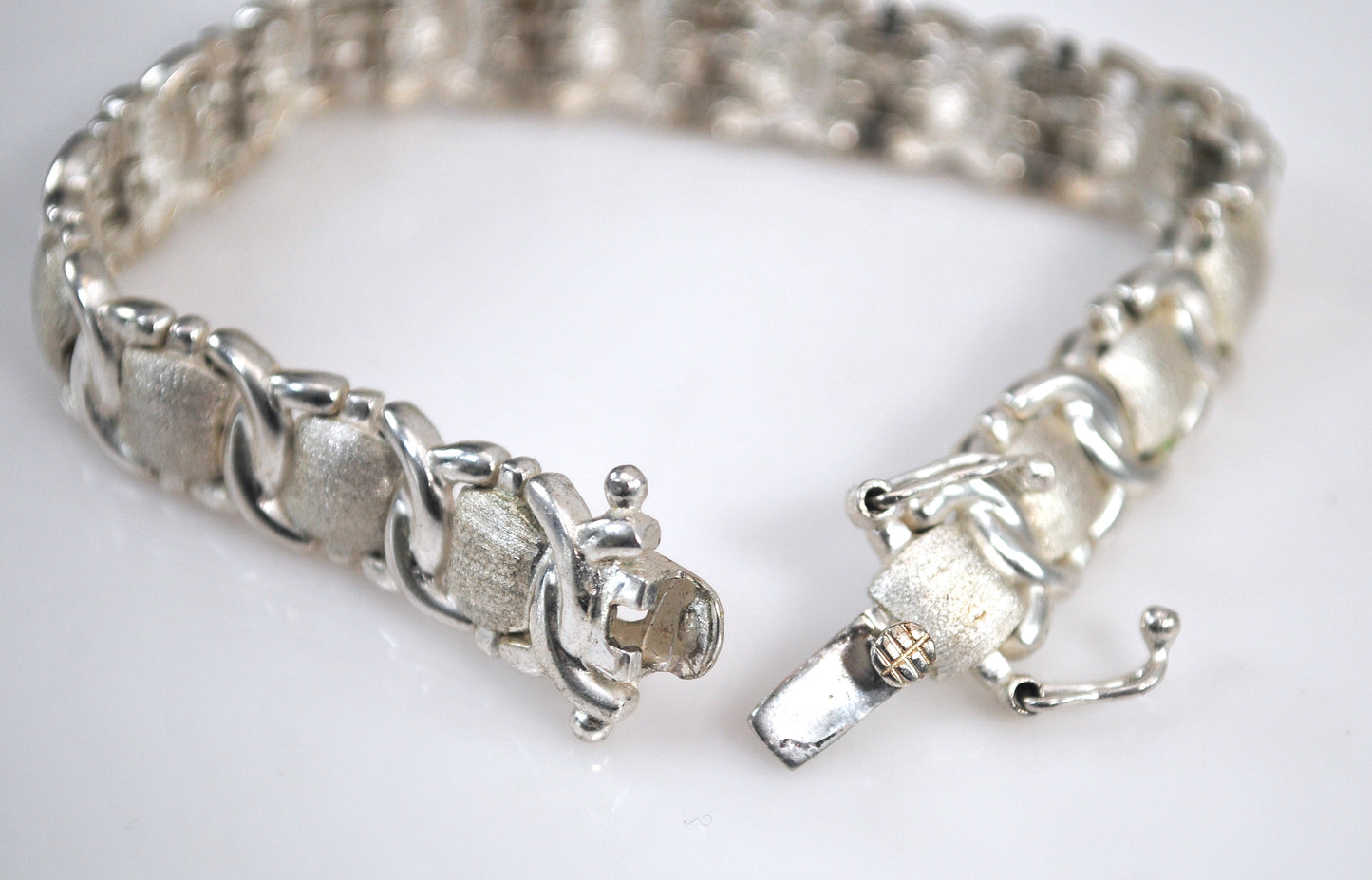 925 Sterling Silver Textured Bracelet