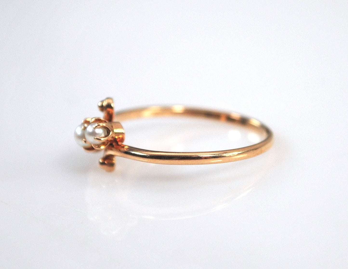 Vintage 14K Gold Pearl Ring