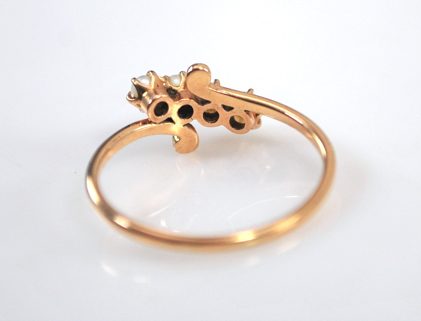Vintage 14K Gold Pearl Ring