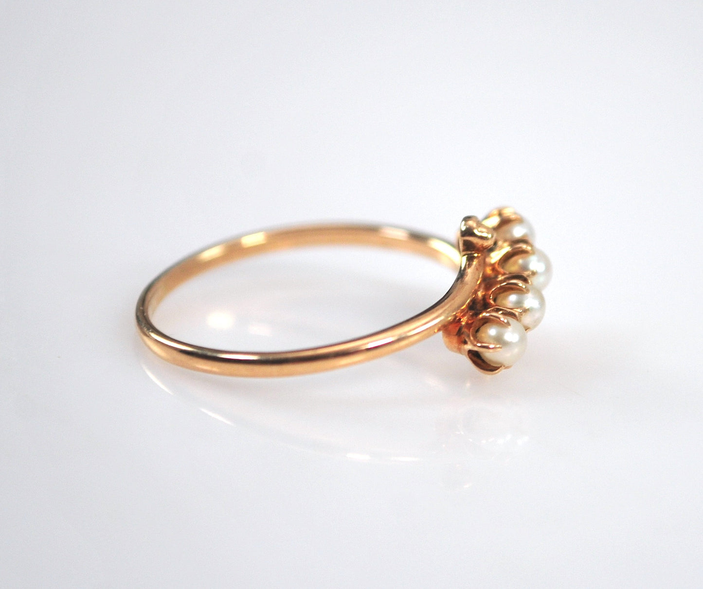 Vintage 14K Gold Pearl Ring