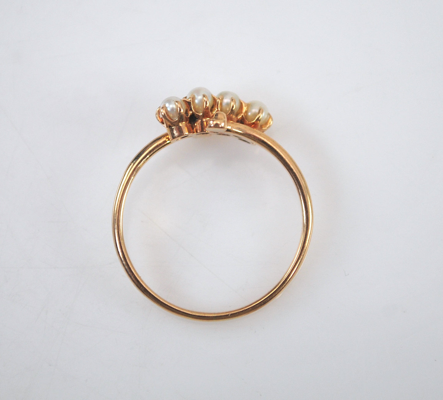 Vintage 14K Gold Pearl Ring