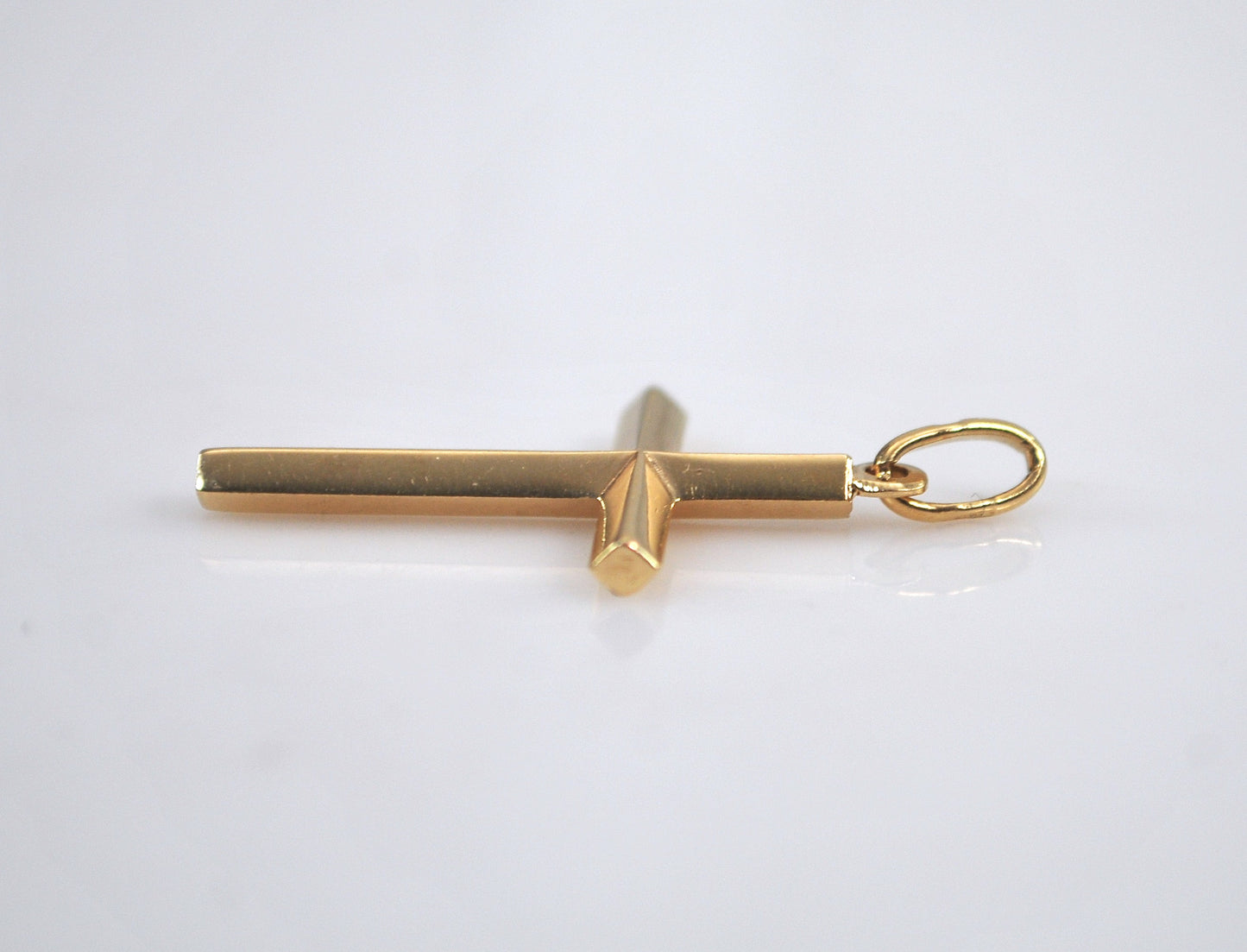 14K Gold Cross Pendant