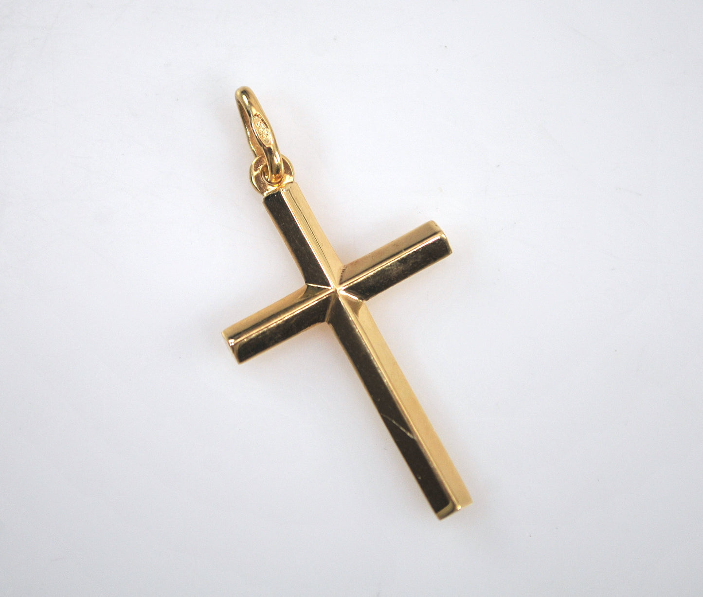 14K Gold Cross Pendant