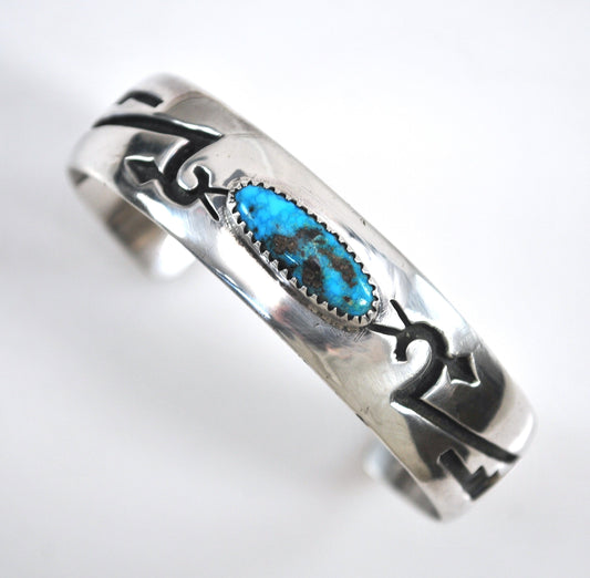 Southwestern Handmade Turquoise Cuff Bracelet
