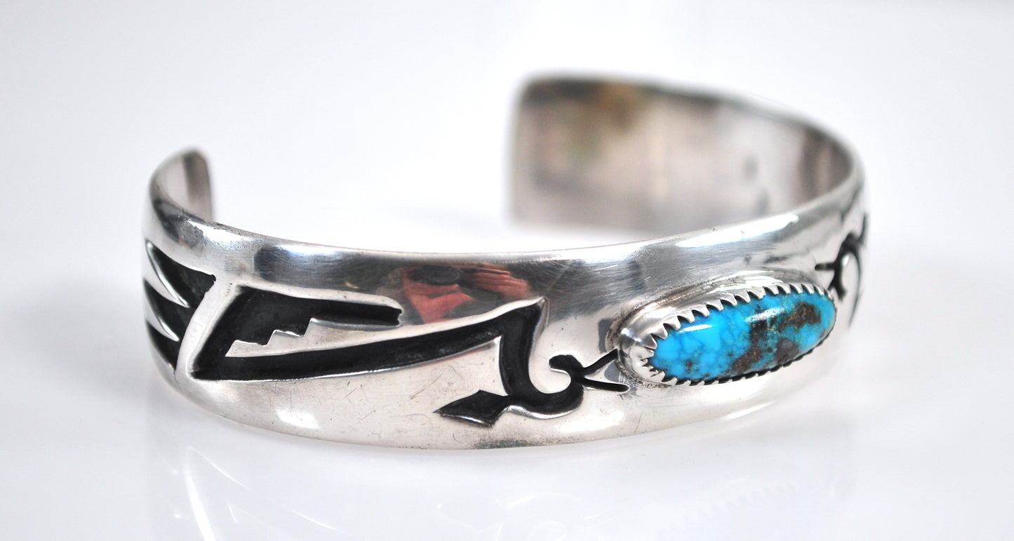 Southwestern Handmade Turquoise Cuff Bracelet